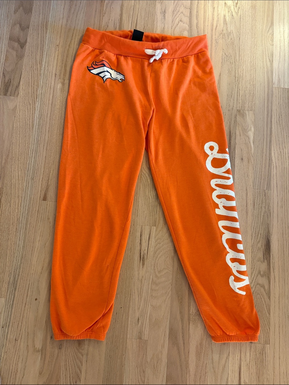 Denver Broncos Women's Orange Logo Jogger Sweatpants